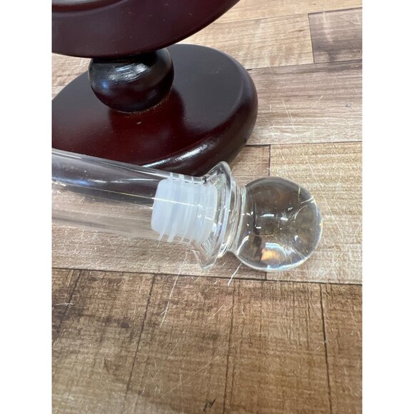 Glass Globe Decanter With Ship & Etched World Map Whiskey Glass Set - Picture 6 of 10